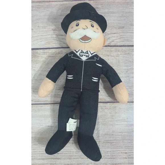 Hasbro Mr. Monopoly Plush Uncle Pennybags Stuffed Animal Doll Toy Factory 12" - Picture 1 of 3